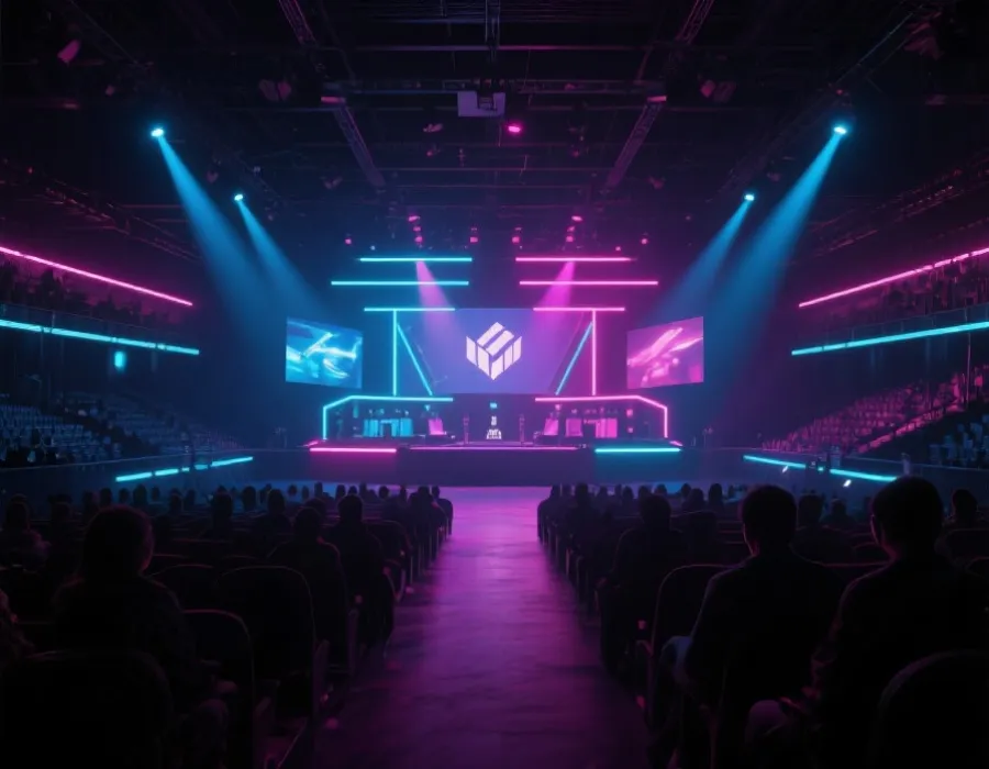 电竞赛事氛围图